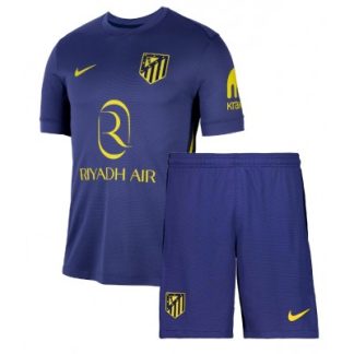 Atlético Madrid Bortaställ 2025/26 Barn Kortärmad Fotbollströja + Shorts