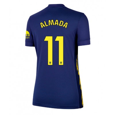 Atlético Madrid Bortatröja 2025/26 Dam Thiago Almada #11 Kortärmad