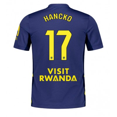 Atlético Madrid Bortatröja 2025/26 Herr Dávid Hancko #17 Kortärmad