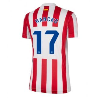 Atlético Madrid Hemmatröja 2025/26 Dam Dávid Hancko #17 Kortärmad
