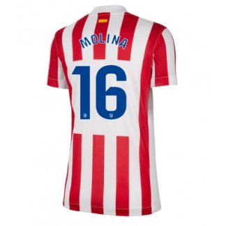 Atlético Madrid Hemmatröja 2025/26 Dam Nahuel Molina #16 Kortärmad