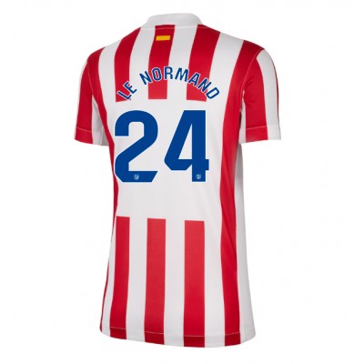 Atlético Madrid Hemmatröja 2025/26 Dam Robin Le Normand #24 Kortärmad