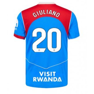 Atlético Madrid Tredjetröja 2025/26 Herr Giuliano Simeone #20 Kortärmad