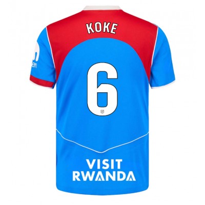 Atlético Madrid Tredjetröja 2025/26 Herr Koke #6 Kortärmad