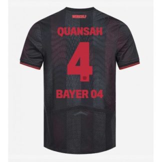 Bayer 04 Leverkusen Hemmatröja 2025–26 Herr Jarell Quansah #4 Kortärmad Fotbollströja