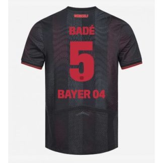 Bayer 04 Leverkusen Hemmatröja 2025–26 Herr Loïc Badé #5 Kortärmad Fotbollströja