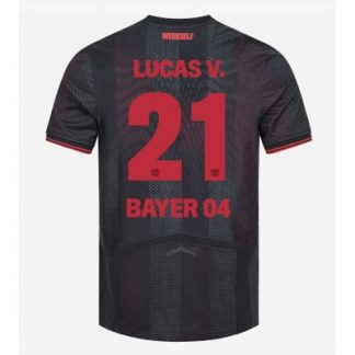Bayer 04 Leverkusen Hemmatröja 2025–26 Herr Lucas Vázquez #21 Kortärmad Fotbollströja