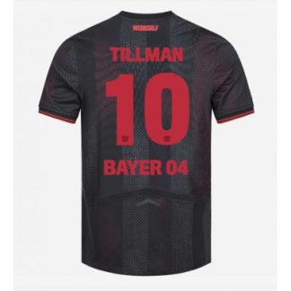 Bayer 04 Leverkusen Hemmatröja 2025–26 Herr Malik Tillman #10 Kortärmad Fotbollströja