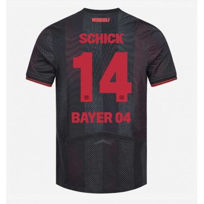 Bayer 04 Leverkusen Hemmatröja 2025–26 Herr Patrik Schick #14 Kortärmad Fotbollströja