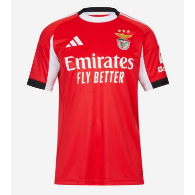 Benfica Hemmatröja 2025/26 Kortärmad Fotbollströja