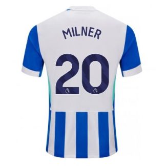 Brighton & Hove Albion Hemmatröja 2025–26 Herr James Milner #20 Kortärmad Fotbollströja