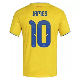 Colombia Hemmatröja VM 2026 Herr James Rodríguez #10 Kortärmad Fotbollströja