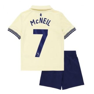 Everton 2025/26 Bortatröja Barn Set – Dwight McNeil #7 Kortärmad Fotbollströja med Shorts