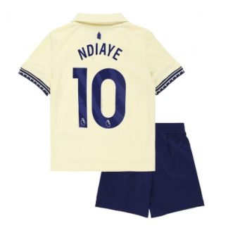 Everton 2025/26 Bortatröja Barn Set – Iliman Ndiaye #10 Kortärmad Fotbollströja med Shorts