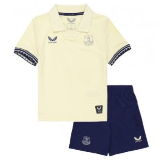 Everton 2025/26 Bortatröja Barn Set – Kortärmad Fotbollströja med Shorts