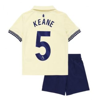 Everton 2025/26 Bortatröja Barn Set – Michael Keane #5 Kortärmad Fotbollströja med Shorts