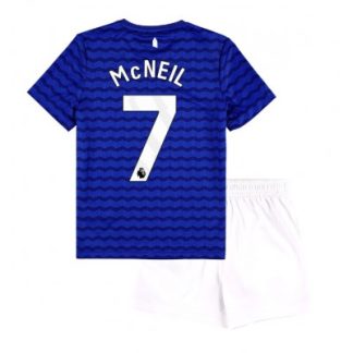Everton 2025/26 Hemmatröja Barn Set – Dwight McNeil #7 Kortärmad Fotbollströja med Shorts