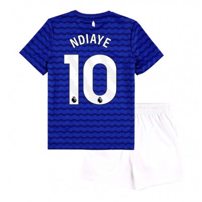 Everton 2025/26 Hemmatröja Barn Set – Iliman Ndiaye #10 Kortärmad Fotbollströja med Shorts