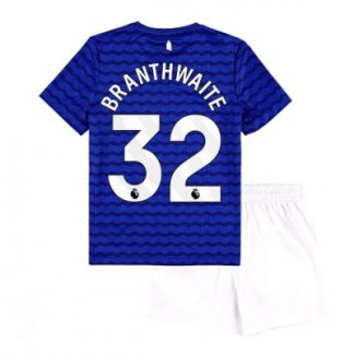 Everton 2025/26 Hemmatröja Barn Set – Jarrad Branthwaite #32 Kortärmad Fotbollströja med Shorts
