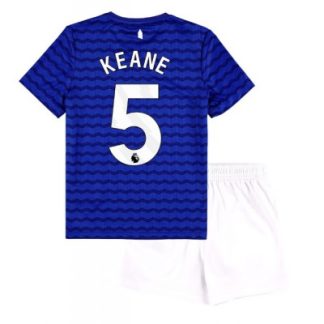 Everton 2025/26 Hemmatröja Barn Set – Michael Keane #5 Kortärmad Fotbollströja med Shorts