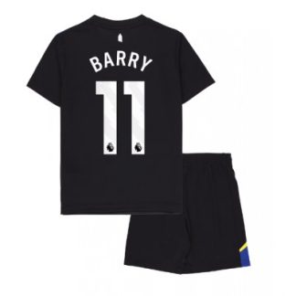 Everton 2025/26 Tredjetröja Barn Set – Thierno Barry #11 Kortärmad Fotbollströja med Shorts