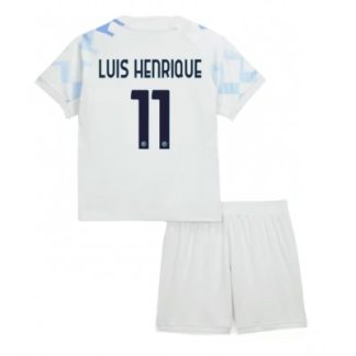 Inter Milan 2025/26 Bortatröja Barn Set – Luis Henrique #11 Kortärmad Fotbollströja med Shorts