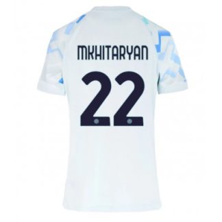 Inter Milan 2025/26 Bortatröja Dam Henrikh Mkhitaryan #22 Kortärmad Fotbollströja