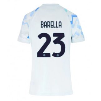 Inter Milan 2025/26 Bortatröja Dam Nicolò Barella #23 Kortärmad Fotbollströja