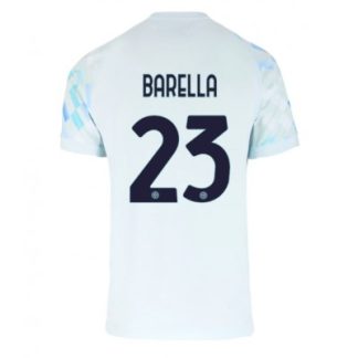 Inter Milan 2025/26 Bortatröja Herr Nicolò Barella #23 Kortärmad Fotbollströja