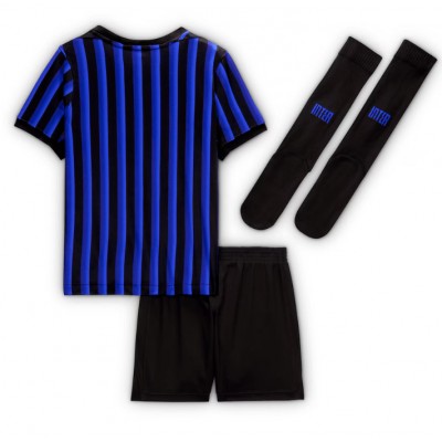 Inter Milan Hemmaställ Barn 2025/26 Kortärmad Tröja + Shorts