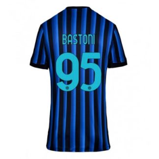 Inter Milan 2025/26 Hemmatröja Dam Alessandro Bastoni #95 Kortärmad Fotbollströja
