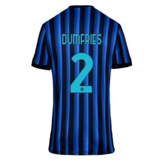 Inter Milan 2025/26 Hemmatröja Dam Denzel Dumfries #2 Kortärmad Fotbollströja