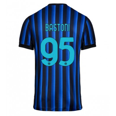Inter Milan 2025/26 Hemmatröja Herr Alessandro Bastoni #95 Kortärmad Fotbollströja