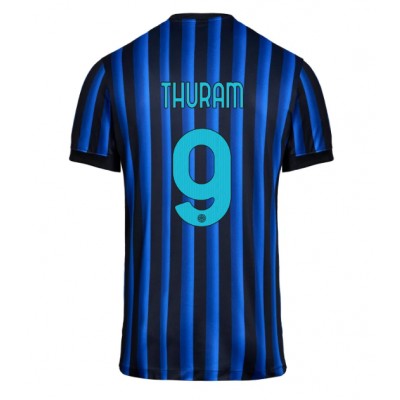 Inter Milan 2025/26 Hemmatröja Herr Marcus Thuram #9 Kortärmad Fotbollströja