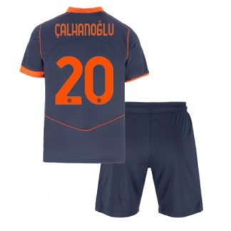 Inter Milan 2025/26 Tredjetröja Barn Set – Hakan Çalhanoğlu #20 Kortärmad Fotbollströja med Shorts