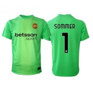 Inter Milan Yann Sommer #1 Målvaktströja Tredje 2025-26 Grön Kortärmad