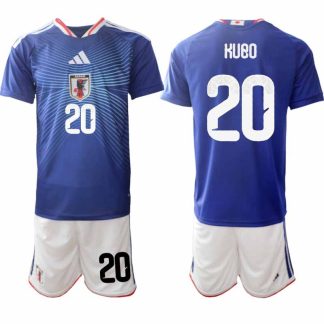 Japan VM 2026 Hemmaställ Herr Takefusa Kubo #20 Kortärmad Fotbollströja + Shorts