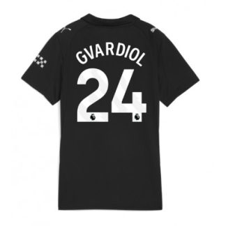 Manchester City Bortatröja 2025/26 Dam Joško Gvardiol #24 Kortärmad