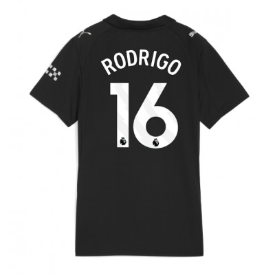 Manchester City Bortatröja 2025/26 Dam Rodrigo #16 Kortärmad