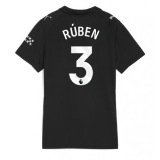 Manchester City Bortatröja 2025/26 Dam Rúben Dias #3 Kortärmad