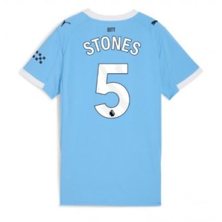 Manchester City Hemmatröja 2025/26 Dam John Stones #5 Kortärmad