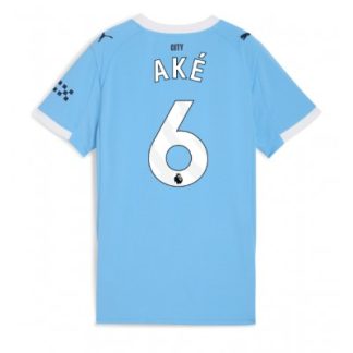 Manchester City Hemmatröja 2025/26 Dam Nathan Aké #6 Kortärmad