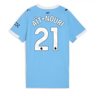 Manchester City Hemmatröja 2025/26 Dam Rayan Aït-Nouri #21 Kortärmad