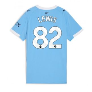Manchester City Hemmatröja 2025/26 Dam Rico Lewis #82 Kortärmad