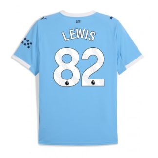 Manchester City Hemmatröja 2025/26 Herr Rico Lewis #82 Kortärmad