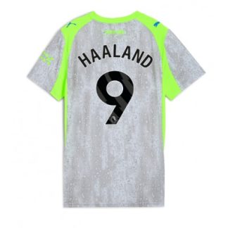 Manchester City Tredjetröja 2025/26 Dam Erling Haaland #9 Kortärmad