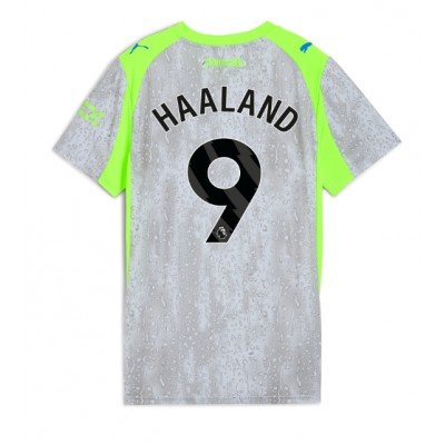 Manchester City Tredjetröja 2025/26 Dam Erling Haaland #9 Kortärmad