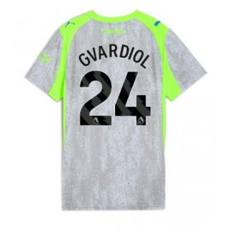 Manchester City Tredjetröja 2025/26 Dam Joško Gvardiol #24 Kortärmad