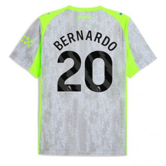 Manchester City Tredjetröja 2025/26 Herr Bernardo Silva #20 Kortärmad