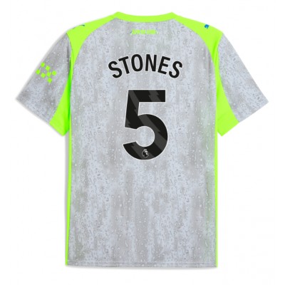 Manchester City Tredjetröja 2025/26 Herr John Stones #5 Kortärmad
